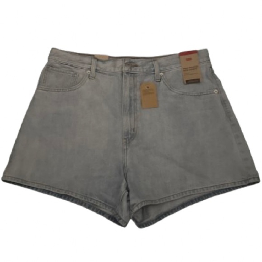 Levi's Light wash Denim Mom Jean Shorts